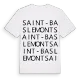Saint-Baslemont ordlek t-shirt