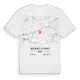 Saint-Benoît-la-Chipotte karta t-shirt