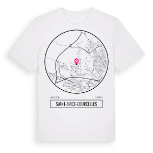 Saint-Brice-Courcelles t-shirt – ekologisk bomull t-shirt från Pinshirt
