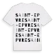 Saint-Epvre ordlek t-shirt