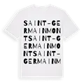 Saint-Germainmont ordlek t-shirt