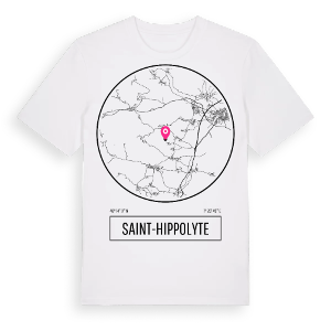 Saint-Hippolyte t-shirt – ekologisk bomull t-shirt från Pinshirt