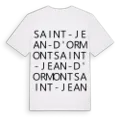 Saint-Jean-d'Ormont ordlek t-shirt