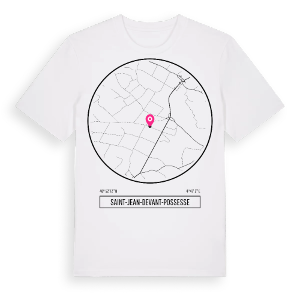 Saint-Jean-devant-Possesse t-shirt – ekologisk bomull t-shirt från Pinshirt