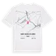 Saint-Julien-lès-Gorze karta t-shirt