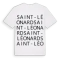 Saint-Léonard ordlek t-shirt