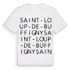 Saint-Loup-de-Buffigny ordlek t-shirt