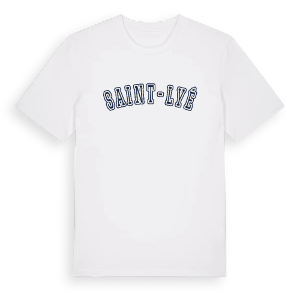 Saint-Lyé college t-shirt – ekologisk bomull t-shirt från Pinshirt