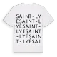 Saint-Lyé ordlek t-shirt