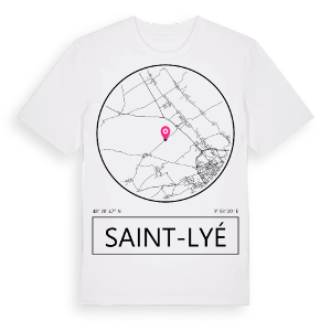Saint-Lyé t-shirt – ekologisk bomull t-shirt från Pinshirt