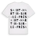 Saint-Martin-sur-le-Pré ordlek t-shirt