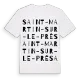 Saint-Martin-sur-le-Pré ordlek t-shirt