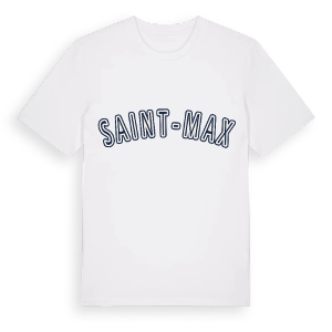 Saint-Max college t-shirt – ekologisk bomull t-shirt från Pinshirt
