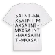 Saint-Max ordlek t-shirt