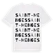 Saint-Menges ordlek t-shirt