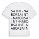 Saint-Nabor ordlek t-shirt