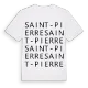 Saint-Pierre ordlek t-shirt