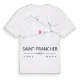 Saint-Prancher karta t-shirt