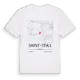 Saint-Stail karta t-shirt