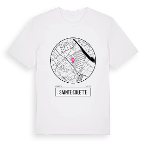 Sainte Colette t-shirt – ekologisk bomull t-shirt från Pinshirt
