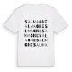 Salmagne ordlek t-shirt