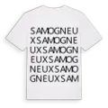 Samogneux ordlek t-shirt