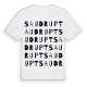 Saudrupt ordlek t-shirt