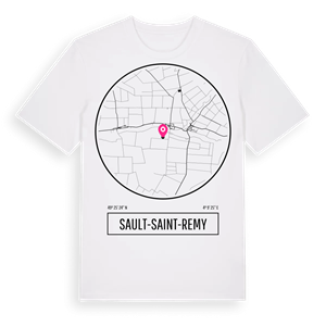 Sault-Saint-Remy t-shirt – ekologisk bomull t-shirt från Pinshirt