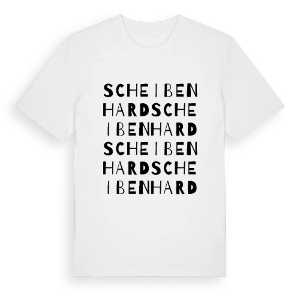 Scheibenhard ordlek t-shirt – ekologisk bomull t-shirt från Pinshirt