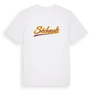 Séchault baseball t-shirt – ekologisk bomull t-shirt från Pinshirt