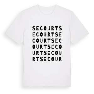 Secourt ordlek t-shirt – ekologisk bomull t-shirt från Pinshirt