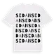 Sedan ordlek t-shirt