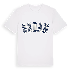 Sedan college t-shirt – ekologisk bomull t-shirt från Pinshirt
