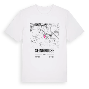 Seingbouse karta t-shirt – ekologisk bomull t-shirt från Pinshirt
