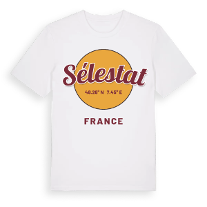 Sélestat cirkel t-shirt – ekologisk bomull t-shirt från Pinshirt