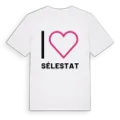 Jag älskar Sélestat t-shirt stort tryck