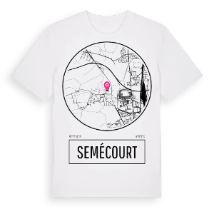 Semécourt t-shirt – ekologisk bomull t-shirt från Pinshirt
