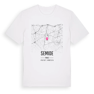 Semide karta t-shirt – ekologisk bomull t-shirt från Pinshirt