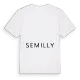 Jag älskar Semilly t-shirt stort tryck