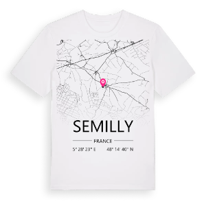 Semilly karta t-shirt – ekologisk bomull t-shirt från Pinshirt