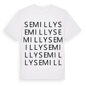 Semilly ordlek t-shirt – ekologisk bomull t-shirt från Pinshirt