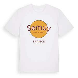 Semuy cirkel t-shirt – ekologisk bomull t-shirt från Pinshirt