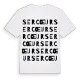 Sercœur ordlek t-shirt