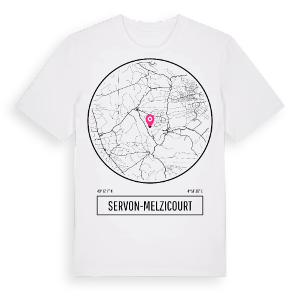 Servon-Melzicourt t-shirt – ekologisk bomull t-shirt från Pinshirt