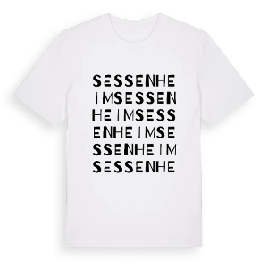 Sessenheim ordlek t-shirt – ekologisk bomull t-shirt från Pinshirt