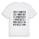 Sézanne ordlek t-shirt