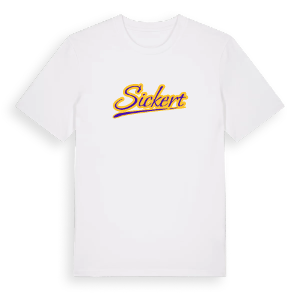 Sickert baseball t-shirt – ekologisk bomull t-shirt från Pinshirt