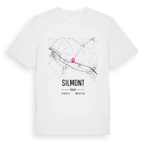 Silmont karta t-shirt – ekologisk bomull t-shirt från Pinshirt