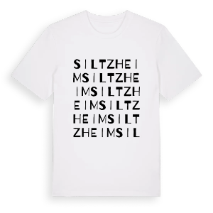 Siltzheim ordlek t-shirt – ekologisk bomull t-shirt från Pinshirt