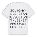 Soligny-les-Étangs ordlek t-shirt